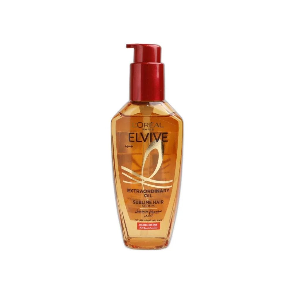 L’Oreal Elvive Extraordinary Oil For Colored Hair - 100ml | لوريال سيروم للشعر المصبوغ - 100 مل