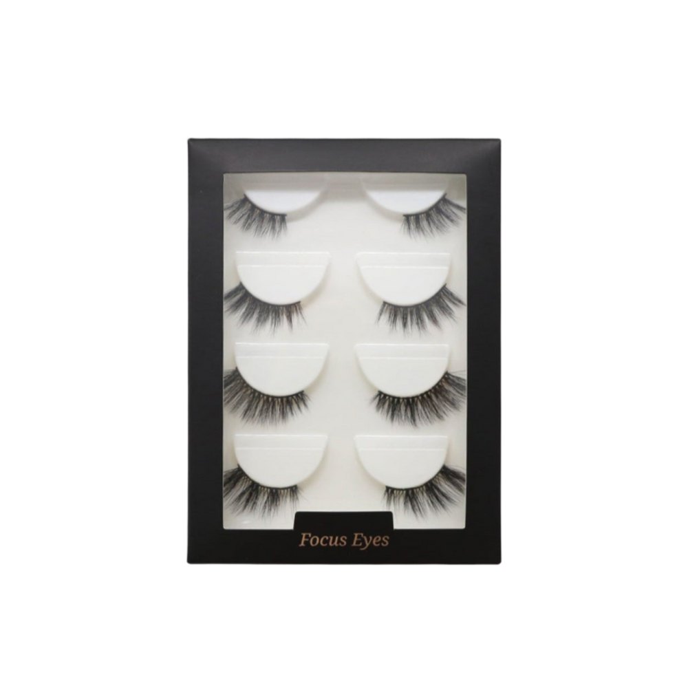 Nora Bo Awadh Focus Eyes - 4 pcs | نوره بو عوض رموش صناعية - 4 قطع