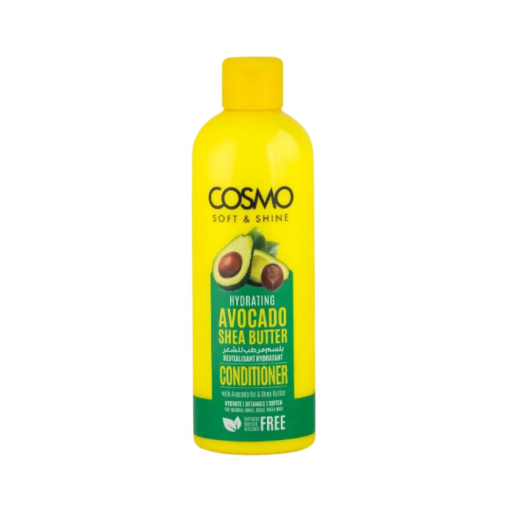 COSMO COSMETICS CONDITIONER AVOCADO & SHEA BUTTER - 480ml | كوزمو كوزمتكس بلسم مرطب بالأفوكادو وزبدة الشيا - 480مل