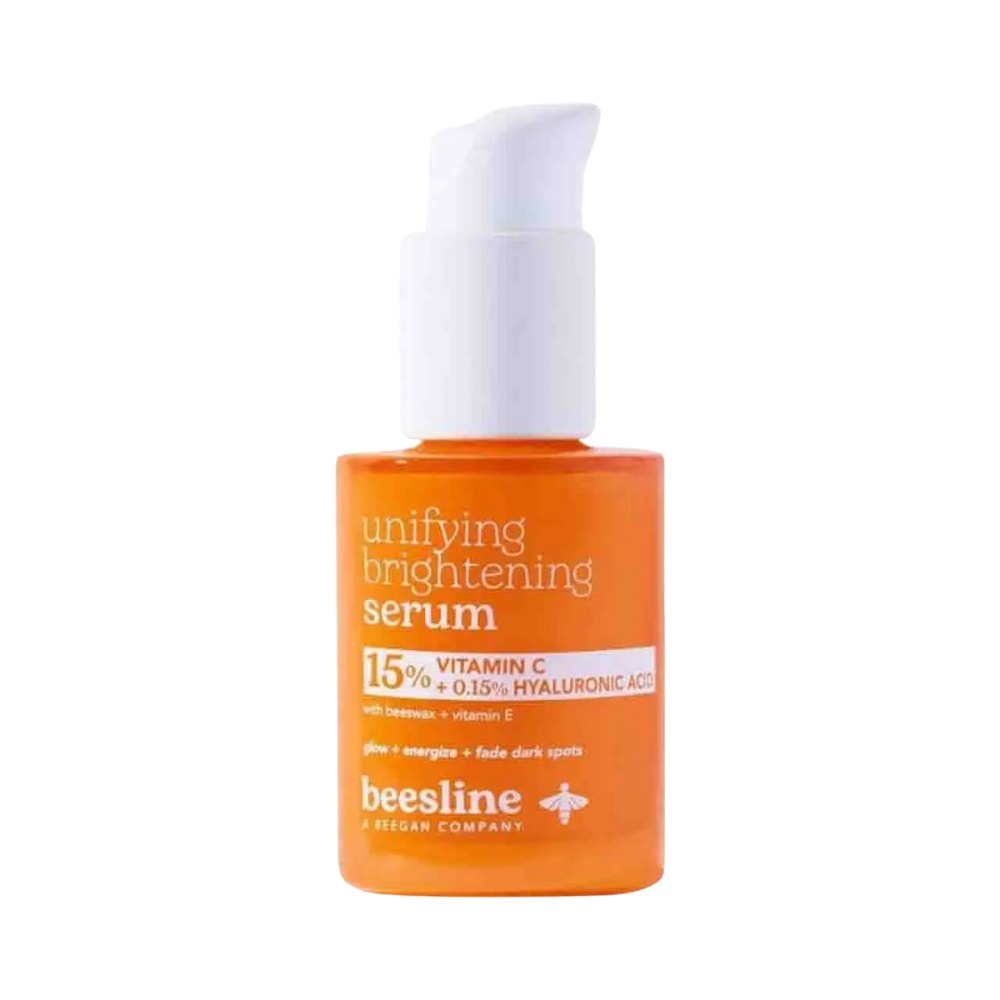 Beesline Unifying Brightening Serum -15% Vitamin C + 0.15% Hyaluronic Acid - 30ml | بيزلين سيروم موحد و مفتح للبشرة بالفيتامين سي 15% و الهيالورونيك اسيد 0.15% - 30 مل