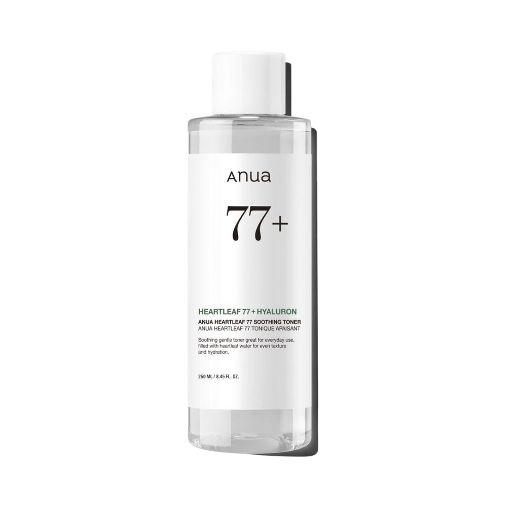 anua Heartleaf 77+ Hyaluron Soothing Toner - 250ml| انوا تونر المهدئ 77 -250 مل