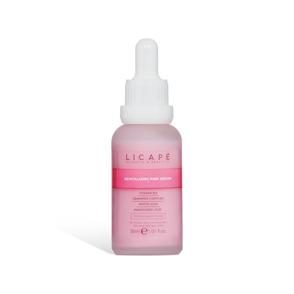Licape Revitalizing Pink Serum Vitamin B12 - 30ml | ليكابي سيروم للوجه فيتامين بي 12 - 30مل