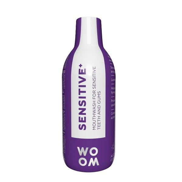 WOOM Sensitive+ Mouthwash for Sensitive Teeth and Gums - 500ml | ووم غسول فم حساسية - 500مل