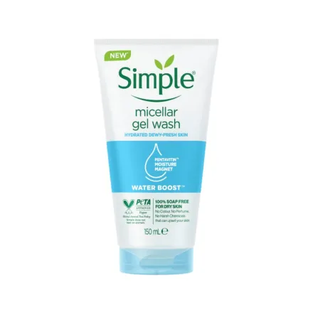 Simple Water Boost Micellar Facial Gel Wash - 150ml | سمبل غسول ميسلير جيل - 150 مل