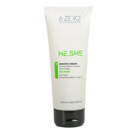 6. Zero HE.SHE – Smooth Cream Anti-Frizz Smoothing Cream - 200ml | كريم التحكم في التجعيد - 200 مل