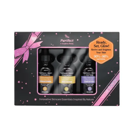 Purifect Ready, Set, Glow! Trio Facial Serums Set - 3 x - 30ml | مجموعة سيرومات الوجه الثلاثية – 3 × 30 ملل
