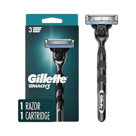 Gillette Mach3 Razor for Men, 1 Razor Handle | جيليت شفرة حلاقة للرجال