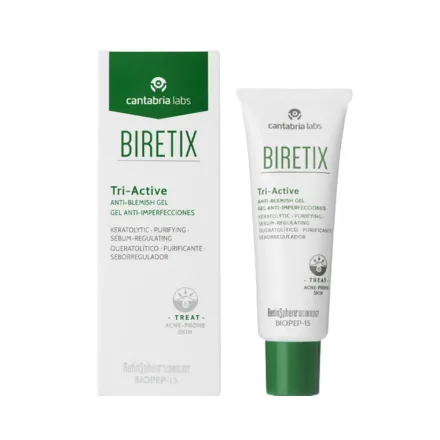 Cantabria Labs BIRETIX Tri-Active Anti-Blemish Gel - 50ml| كانتابريا لابز جل ثلاثي الفعالية مضاد للبقع-50 مل