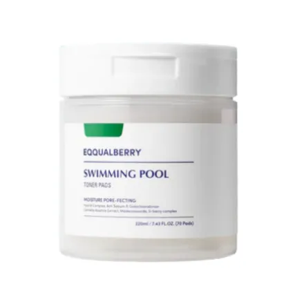 EQQUAL BERRY Swimming Pool Toner Pads - 220ml | ايكوال بيري وسادات قطنية تونر - 220 مل