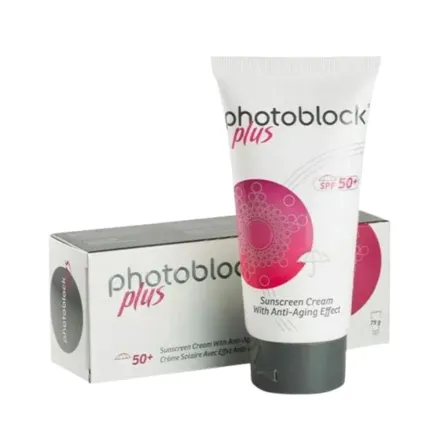 derma Pella Photoblock Plus SPF Sunscreen with Anti Aging Effect - 75g | ديرما بيلا كريم واقي شمسي بخصائص مضاد للتجاعيد - 75 غرام