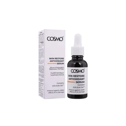 COSMO SKIN RESTORE ANTIOXIDANT SERUM - 30ml | كوزمو سيروم يساعد على تقليل مظهر الخطوط الرفيعة و التجاعيد - 30 مل