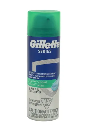 Gillette Series Shave Gel Sensitive - 198g | جيليت سيريز جل حلاقة للبشرة الحساسة - 198 غرام