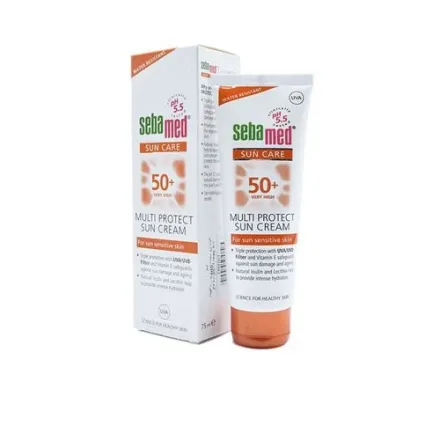 Sebamed Sun Care 50 Spf Multi Protect Sun Cream - 75ml | سيباميد كريم واقي شمسي spf50 - 75 مل