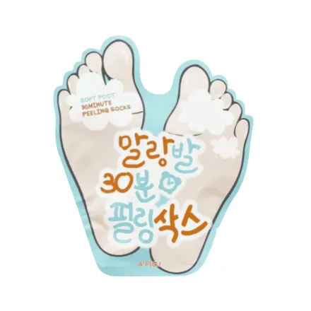 A`pieu Soft Foot Peeling Socks 1 Paar | اپيو كريم جوارب تقشير القدمين 30 دقيقة