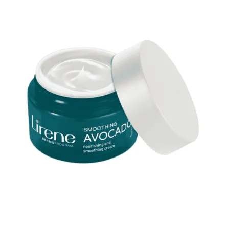 Lirene Smoothing Avocado - Nourishing Face Cream For Day And Night - 50ml | ليرين كريم مرطب نهاري وليلي للوجه بالأفوكادو - 50 مل