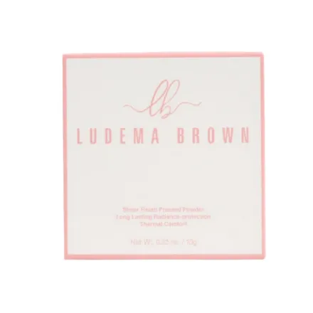 LUDEMA BROWN Sheer Finish Presser Powder - 10g | لوديما براون بودرة مضغوطة - 10 غرام