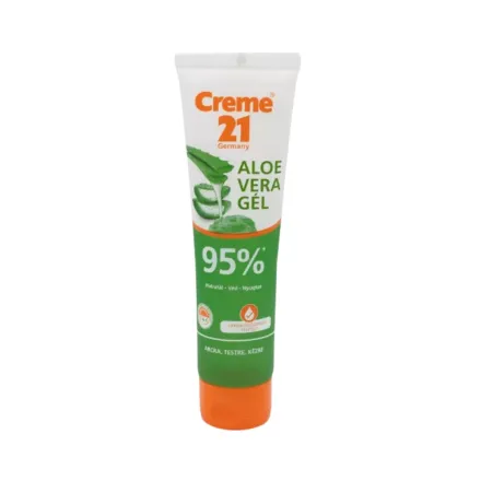 Creme21 Germany Aloe Vera Gel 95% - 100ml | كريمي 21 جيرمني جيل الالوفيرا للشعر والبشرة -100 مل