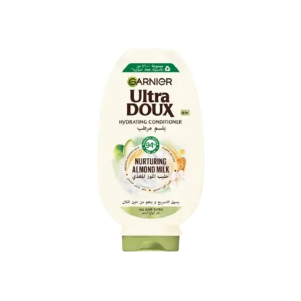 Garnier Ultra Doux Nourishing Almond Milk Conditioner - 360ml | غارنييه الترادو بلسم معش بحليب اللوز - 360 مل