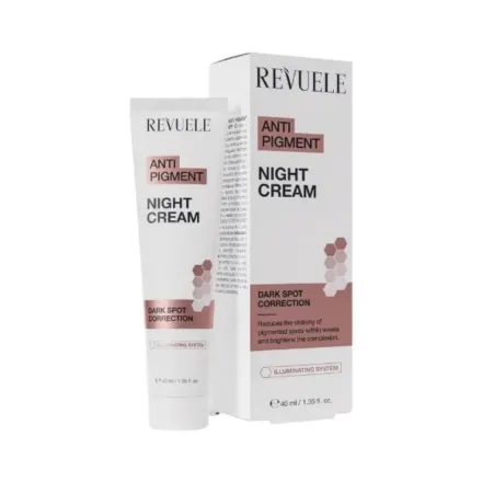 Revuele Anti Pigment Night Cream - 40ml | ريفويل كريم ليلي مضاد للتصبغات - 40 مل