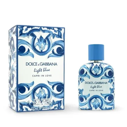 DOLCE & GABBANA Light Blue Capri in Love for Men EDP 100ml | دولتشي اند غابانا عطر لايت بلو كابري ان لوف للرجال 100 مل