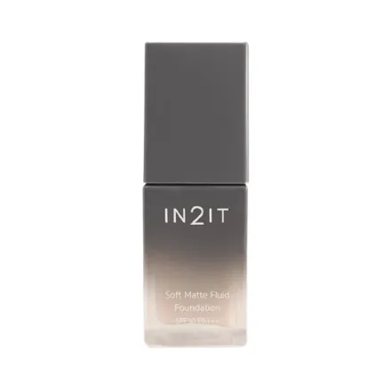 IN2IT Soft Matte Fluid Foundation SPF30 PA+++ - 20ml | ان تو ات فاونديشن سوفت مات مع عامل حماية شمسي - 20 مل