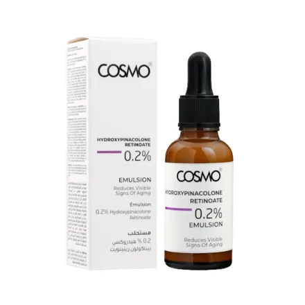 COSMO HYDROXYPINACOLONE RETINOATE EMULSION 0.2% - 30ml | كوزمو مستحلب هيدروكسي ريتينوات 0.2% - 30 مل