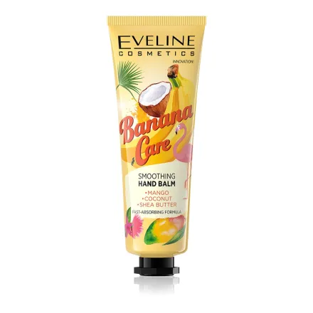 Eveline Smoothing Hand Balm Banana Care - 50ml | ايفلين كريم تنعيم اليدين بالموز من إيفلين 50 مل