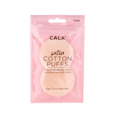 CALA Satin Cotton Puffs - 2pcs | كالا اسفنجة قطنية - قطعتان