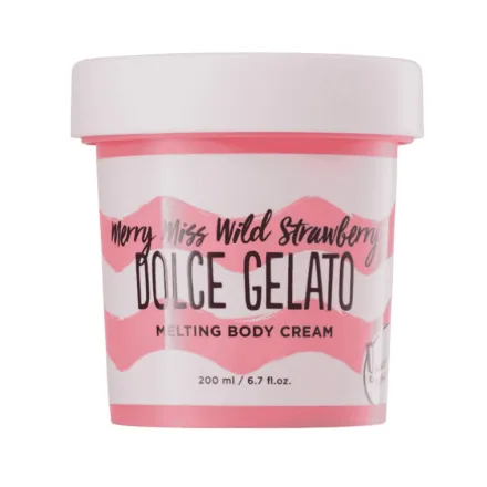 DOLCE MILK Merry Miss Wild Strawberry Melting Body Cream - 200ml | دولتشي ميلك كريم جسم ميلتينغ بالفراولة البرية - 200 مل