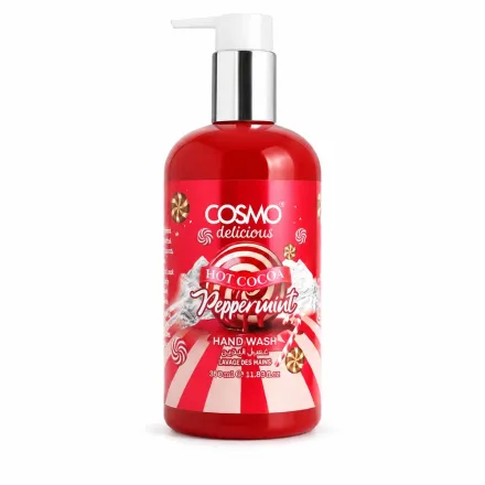 COSMO Hot Cocoa Pepper Mint Hand Wash - 380ml | كوزمو غسول اليد بنكهة الشوكولاتة الساخنة و النعناع - 380 مل