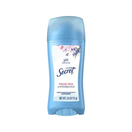 Secret Invisible Solid Anti Perspirant And Deodorant Powder Fresh - 45g | سيكريت مزيل تعرق فريش - 45 غرام
