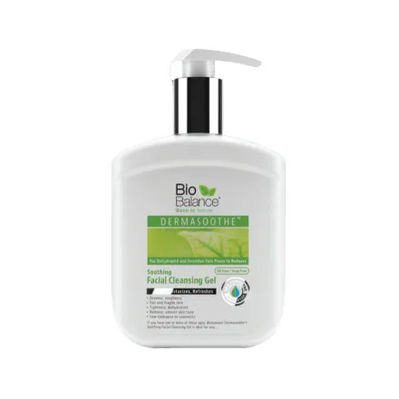 Bio Balance Dermasoothe Facial Cleansing Gel Soothing - 250ml |بايو بالانس غسول للبشرة الحساسه خالي من العطور والسلفات والكحول - 250 مل