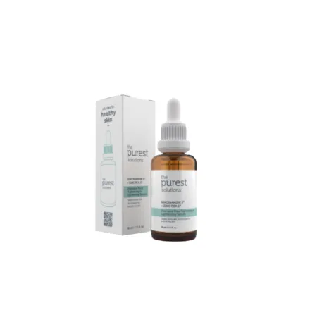 The Purest Solutions Intensive Pore Tightening And Lightening Serum - 30ml | ذا بيورست سيروم تفتيح و المسام الواسع - 30 مل