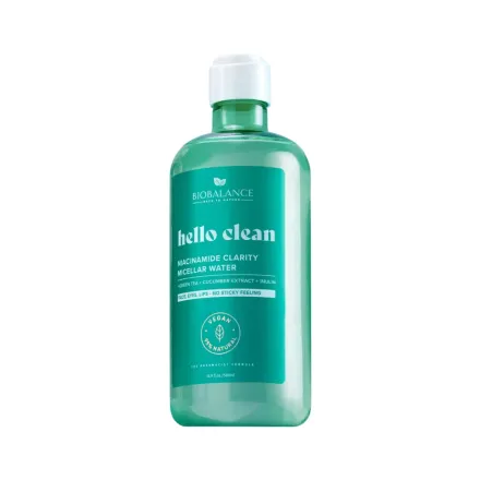 Bio Balance Hello Clean Niacinamide Clarity Micellar Water - 500ml | بايو بالانس ميسيلار هيلو كلين بالنياسيناميد - 500 مل