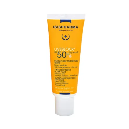ISIS PHARMA Uveblock SPF 50+ Dry Touch - Light - 50ml | إيزيس فارما واقي شمسي - لايت - 50 مل