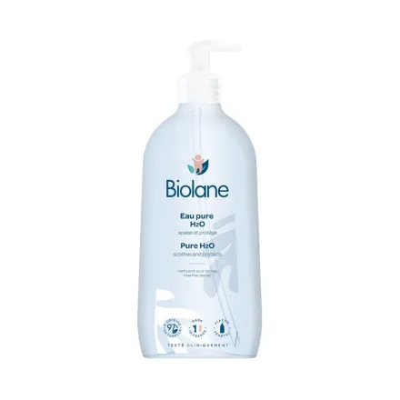 Biolane Pure H2O Eau Pure - 350mL | بيولان بيور– ماء نقي لتنظيف البشرة – 350 مل