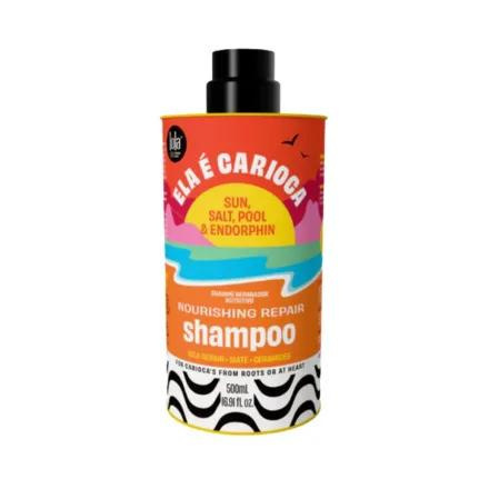 Lola From Rio Ela É Carioca Nourishing Hair Repair Shampoo - 500ml | لولا فروم ريو شامبو مقوي ومغذي للشعر التالف - 500 مل