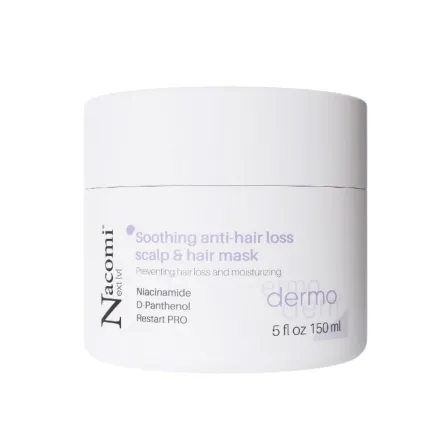Nacomi Dermo Soothing Mask for Scalp and Hair - 150ml | ناكومي ماسك مهدئ لفروة الرأس والشعر - 150مل