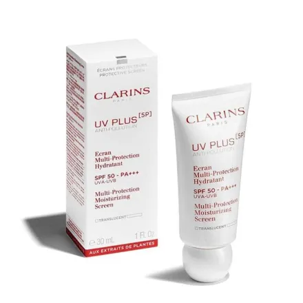 Clarins UV Plus Anti-Pollution SPF50/PA+++ - 30ml | كلارنس واقي شمس مع spf50 - 30 مل