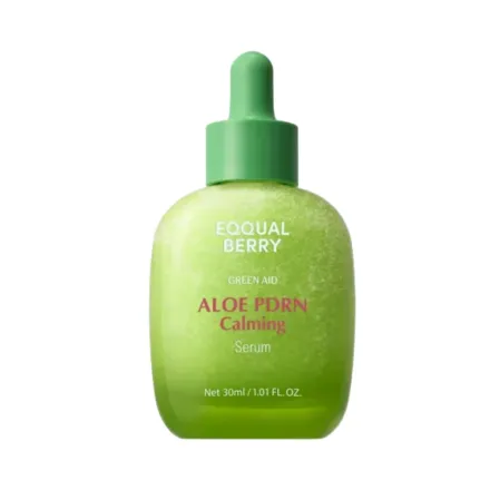 EQQUAL BERRY Green Aid Aloe PDRN Calming Serum - 30ml | إي كوال بيري سيروم مهدئ جرين إيد بالألوفيرا – 30 مل