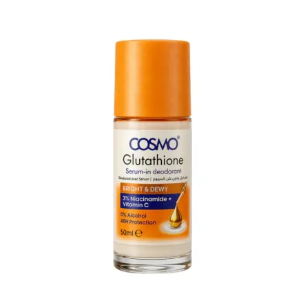 COSMO COSMETICS BODY DEODORANT SERUM BRIGHT & DEWY - 50ml | كوزمو كوزمتكس مزيل تعرق رول للجسم برايت اند دوي - 50 مل