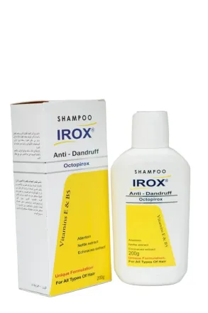 Irox Hair Shampoo Anti-Dandruff Octopyrox 1% - 200g | ايروكس شامبو ضد القشرة - 200 غرام
