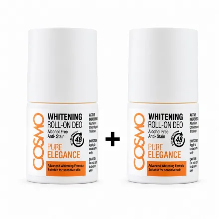 COSMO 2 Pc Offer Pack Whitening Roll- One Deo 48H | كوزمو عرض مزيل عرق رول لتفتيح الإبط لمدة 48 ساعة عدد 2