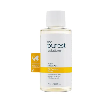 The Purest Solutions 2% Bha Salicylic Acid Oil Control Toner - 50ml | ذا بيوريست سوليوشنز تونر للتحكم في الزيوت بحمض الساليسيليك 2٪ - 50 مل