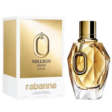 PACO RABANNE MILLION GOLD FOR HER EDP - 90ml | باكو رابان عطر مليون جولد فورهير او دو بارفان للنساء 90 مل
