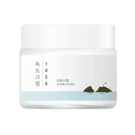 ROUND LAB 1025 DOKDO LIGHT CREAM - 80ml | راوند لاب كريم مرطب للوجه 1025 دوكو - 80 مل