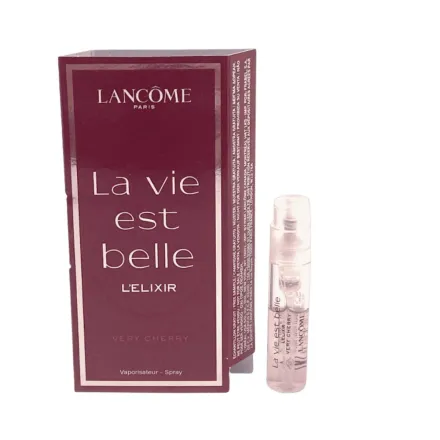 LANCOME LA VIE EST BELLE L'ELIXIR VERY CHERRY Sample - 1.ml | لانكوم عينة لا في بيل اليكسير فيري شيري للنساء - 1.مل
