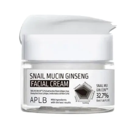 APLB Snail Mucin Ginseng Facial Cream - 55ml | اي بي ال بي كريم خلاصة الحلزون و الجينسنج - 55 مل