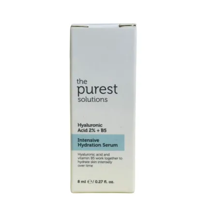 The purest solution Intensive Hydration Serum Hyaluronic Acid %2 + B5 - 8ml | ذا بيورست سيروم للوجه مرطب بالهيالورونيك والبانتينول - 8 مل
