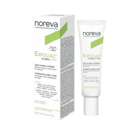 noreva Exfoliac Global X-Pro - 30ml | نوريفا كريم معالج لحب الشباب - 30 مل